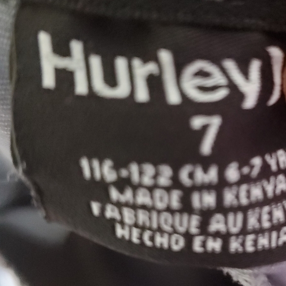 Hurley Boys' Cargo Short with Pockets Gray - Sz 7 - EXC - Picture 5 of 5